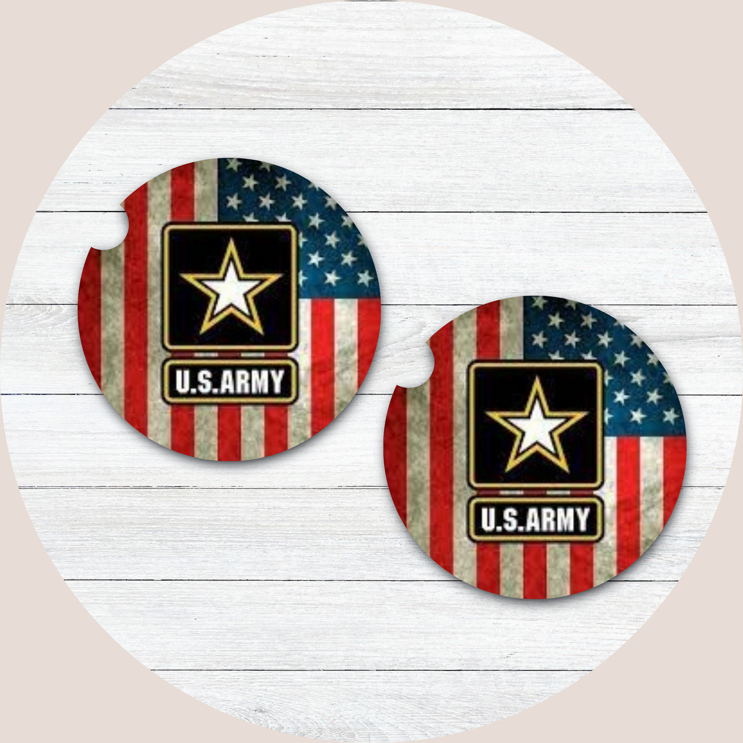 Army Neoprene Car Coaster