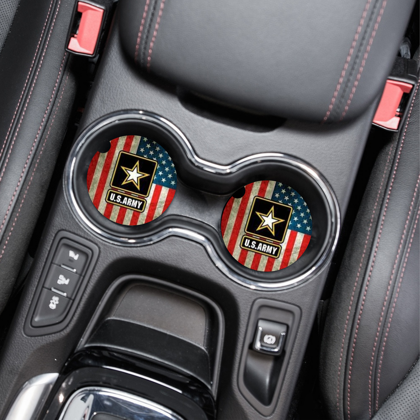 Army Neoprene Car Coaster