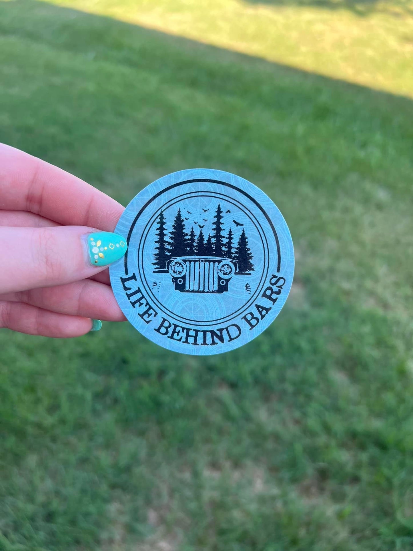 Life Behind Bars (b) Water Resistant Sticker