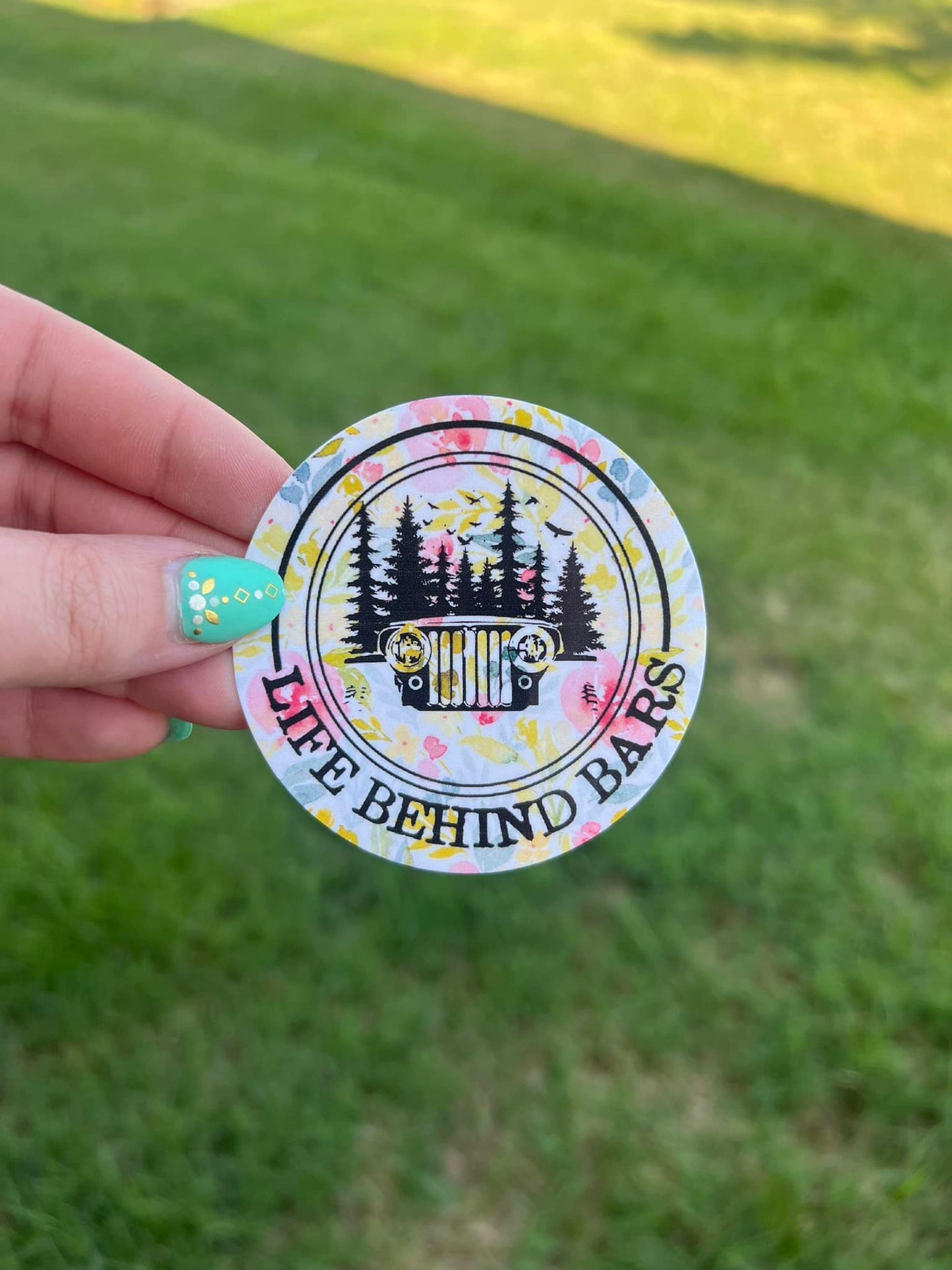 Life Behind Bars (c) Water Resistant Sticker