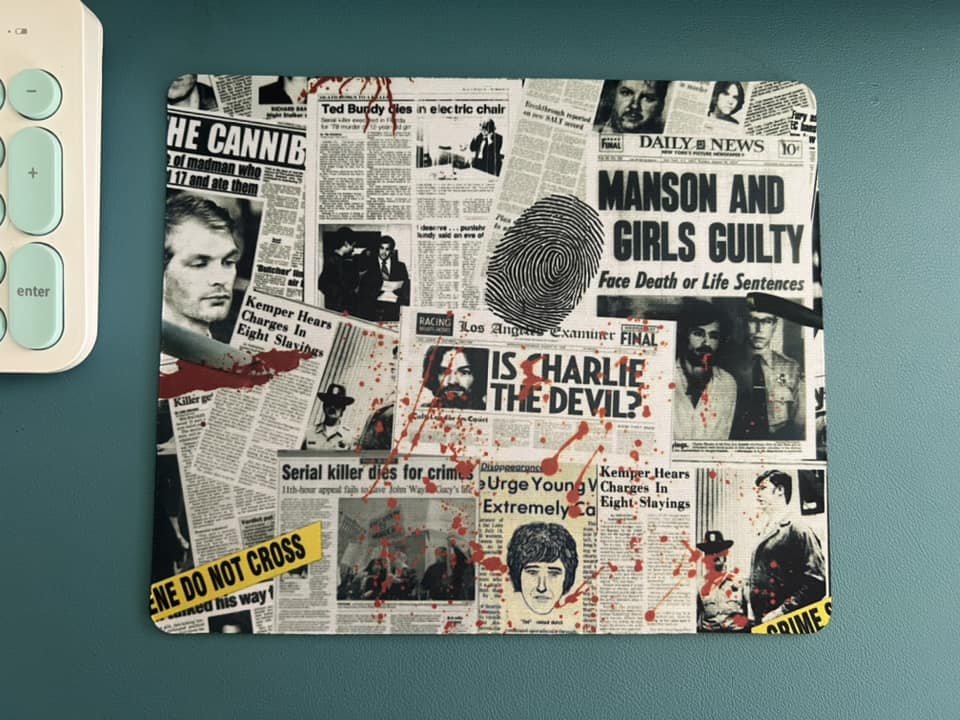 Serial Killers Mouse Pad