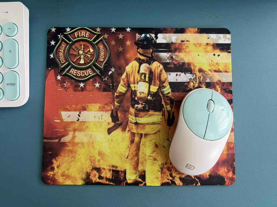 Firefighter v 2 Mouse Pad