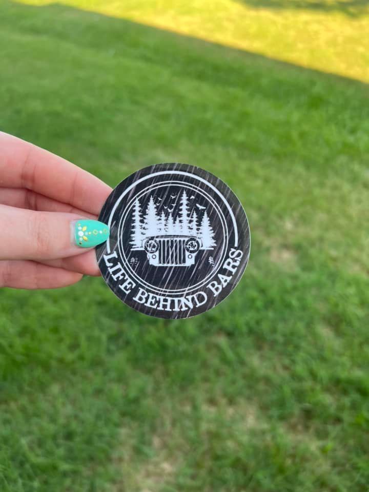 Life Behind Bars (a) Water Resistant Sticker