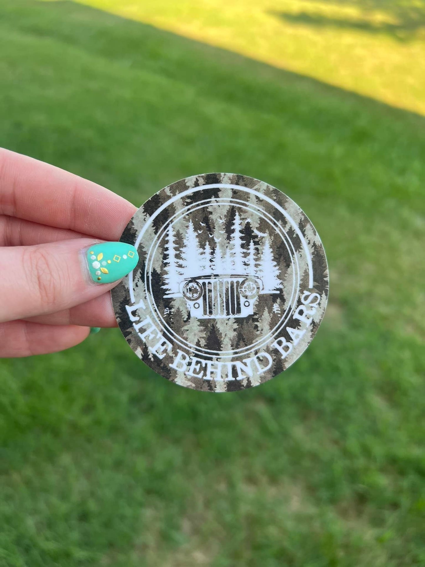 Life Behind Bars (e) Water Resistant Sticker