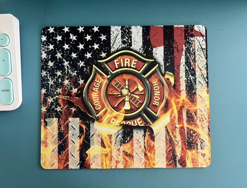 Firefighter Mouse Pad