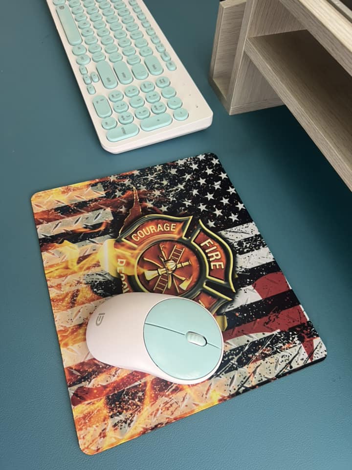 Firefighter Mouse Pad