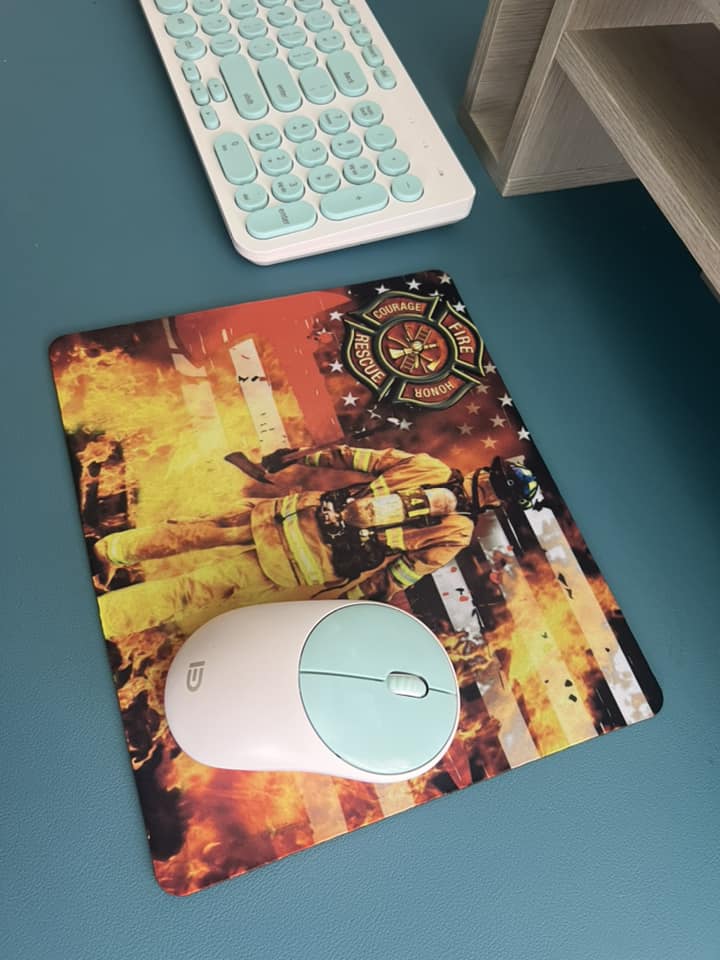 Firefighter v 2 Mouse Pad