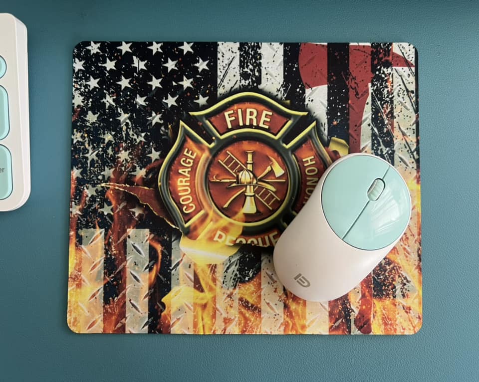 Firefighter Mouse Pad