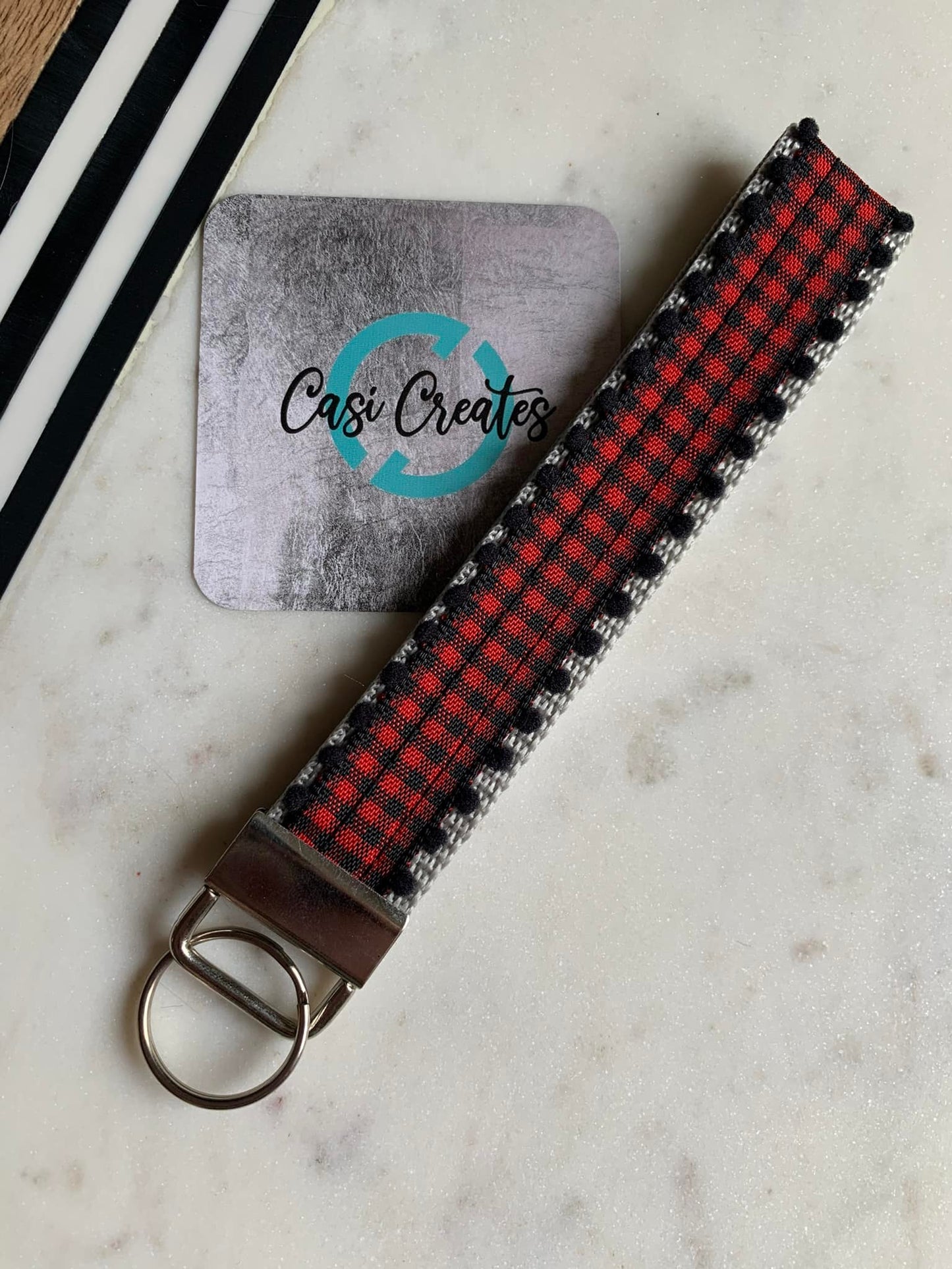 Buffalo Plaid - Key Strap