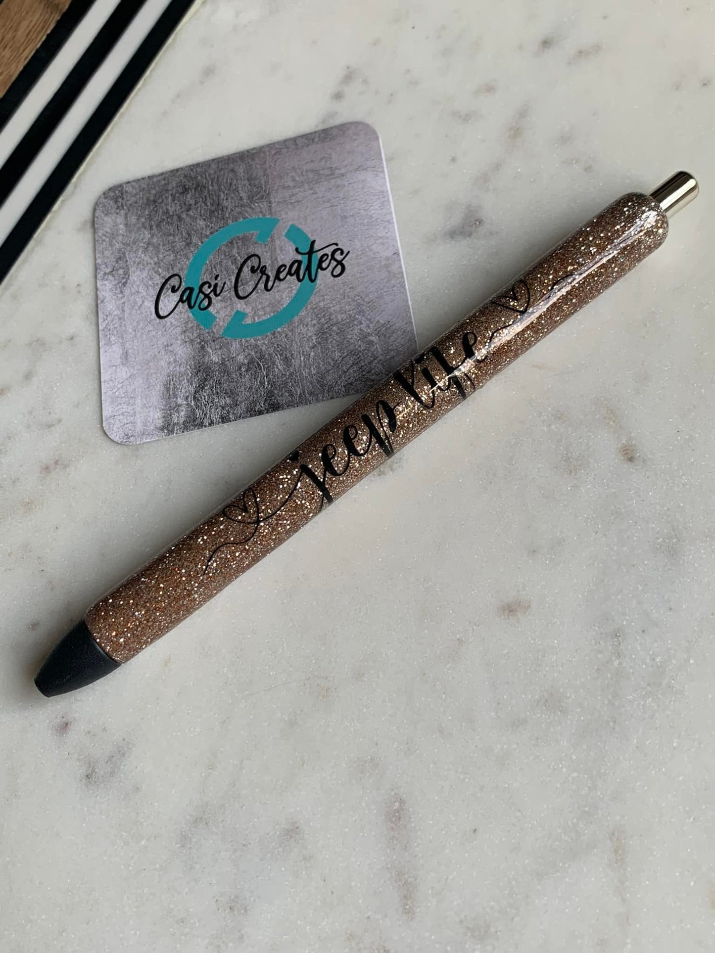 Gold Jeep Life - Ink Joy Pen