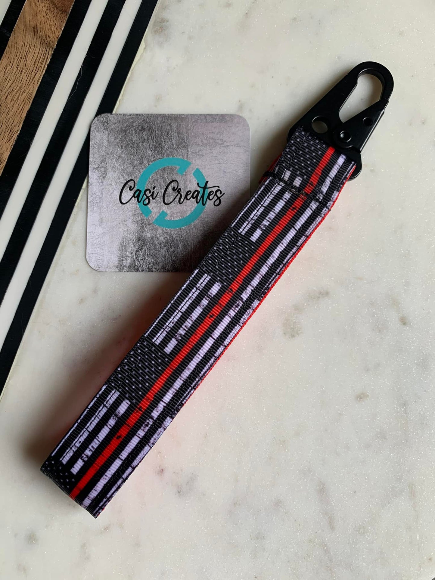 Red Line - Key Strap