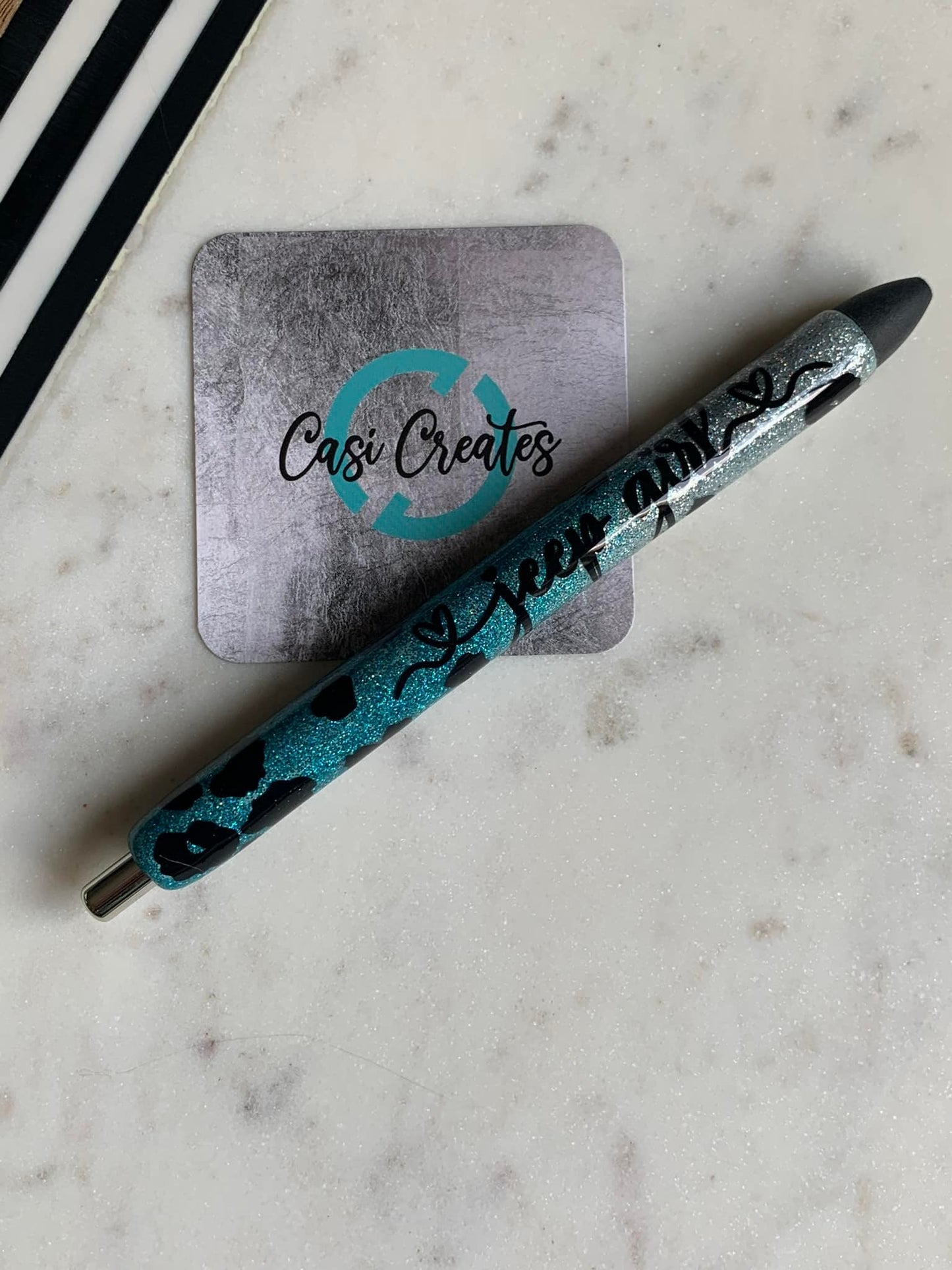 Leopard Jeep Girl - Ink Joy Pen