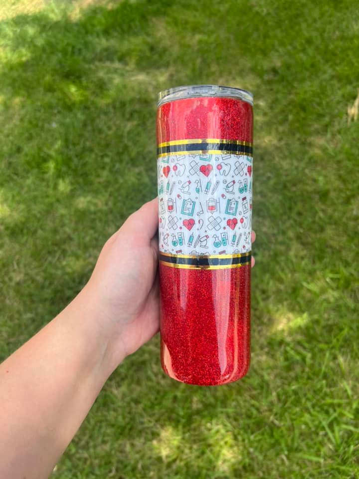You Don't Have to Be Crazy to Work Here - Red 20 oz Tumbler