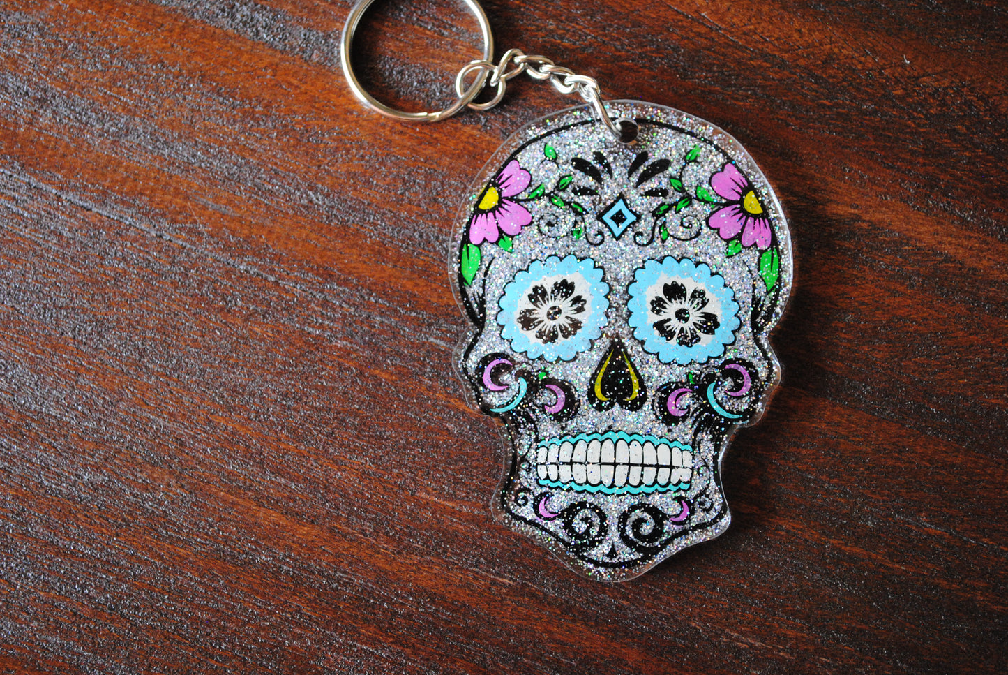 Sugar Skull Keychain