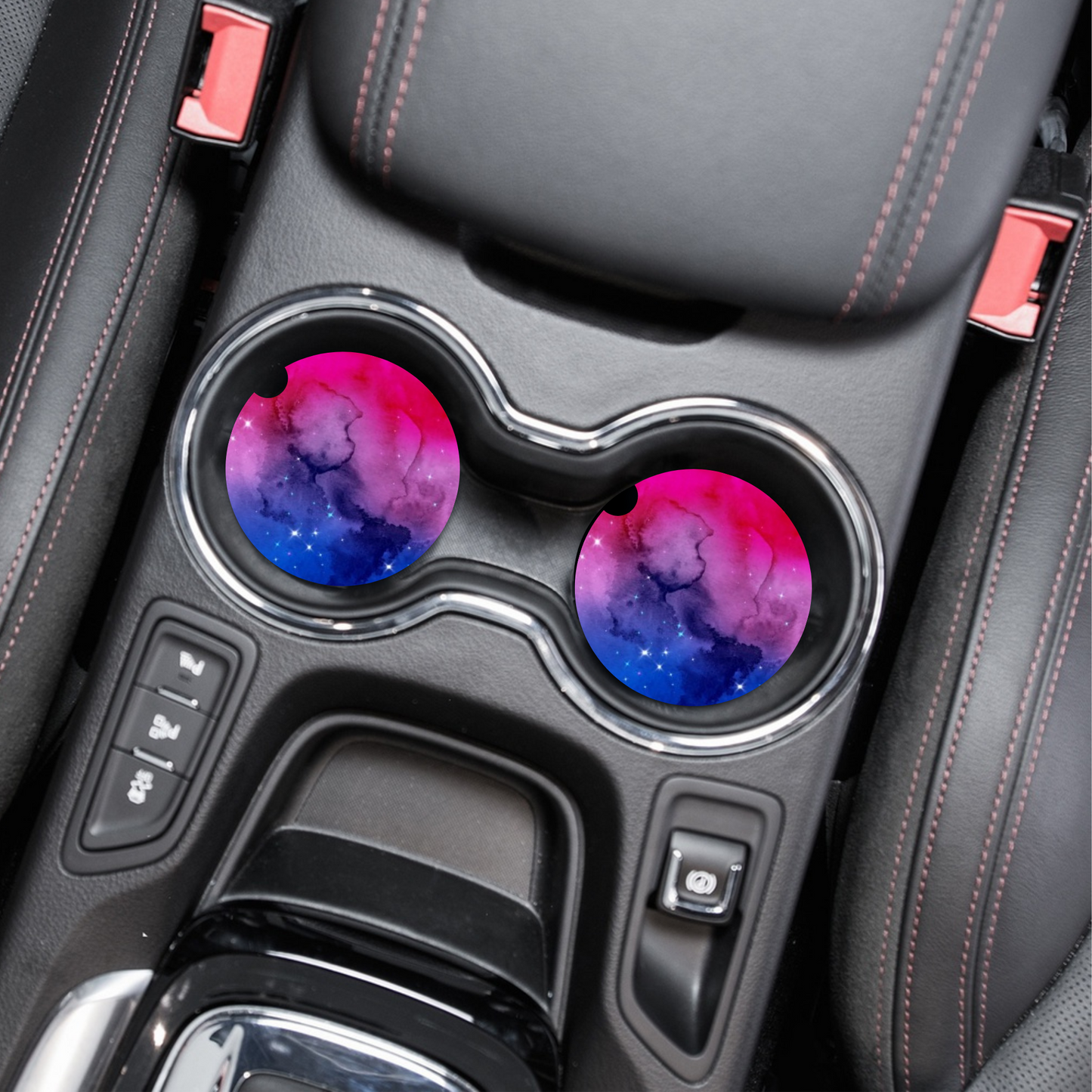 Galaxy Neoprene Car Coaster