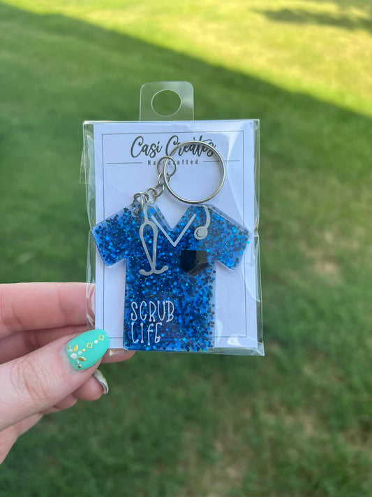 Scrub Life Keychain