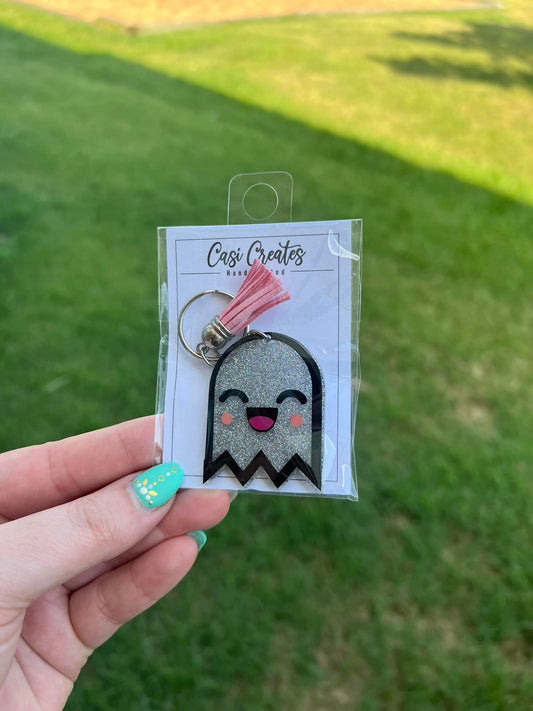Happy Ghost Keychain