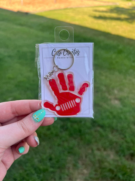 Jeep Wave Keychain