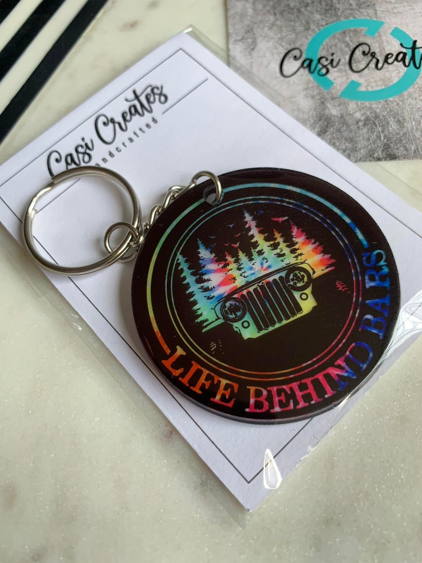 Life Behind Bars Keychain