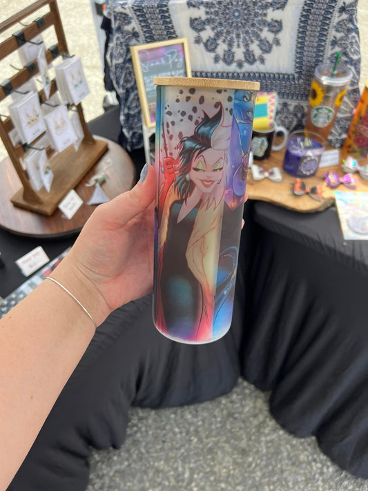 Villians 25 oz Glass Tumbler