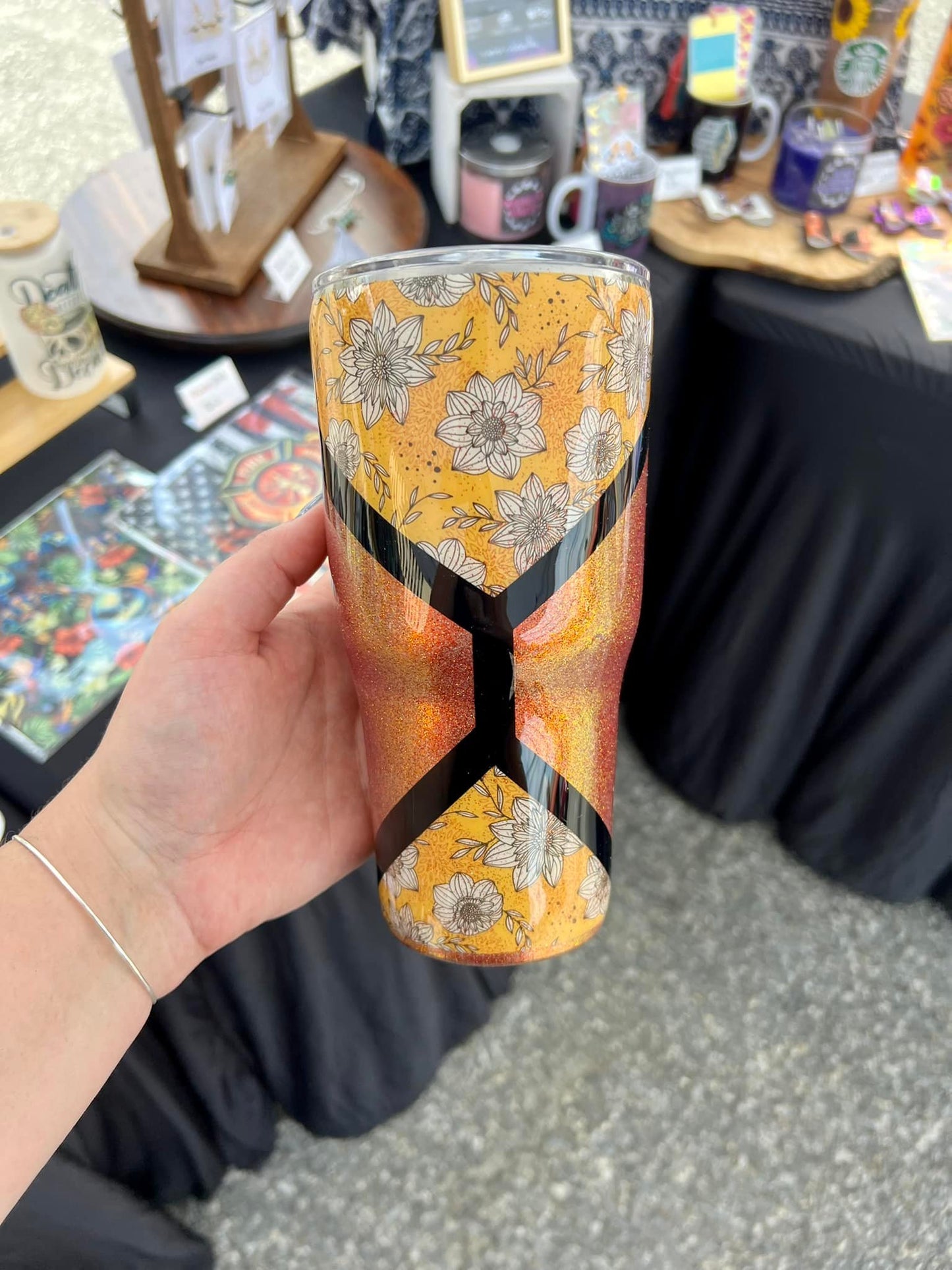 Fall Floral 30 oz Tumbler