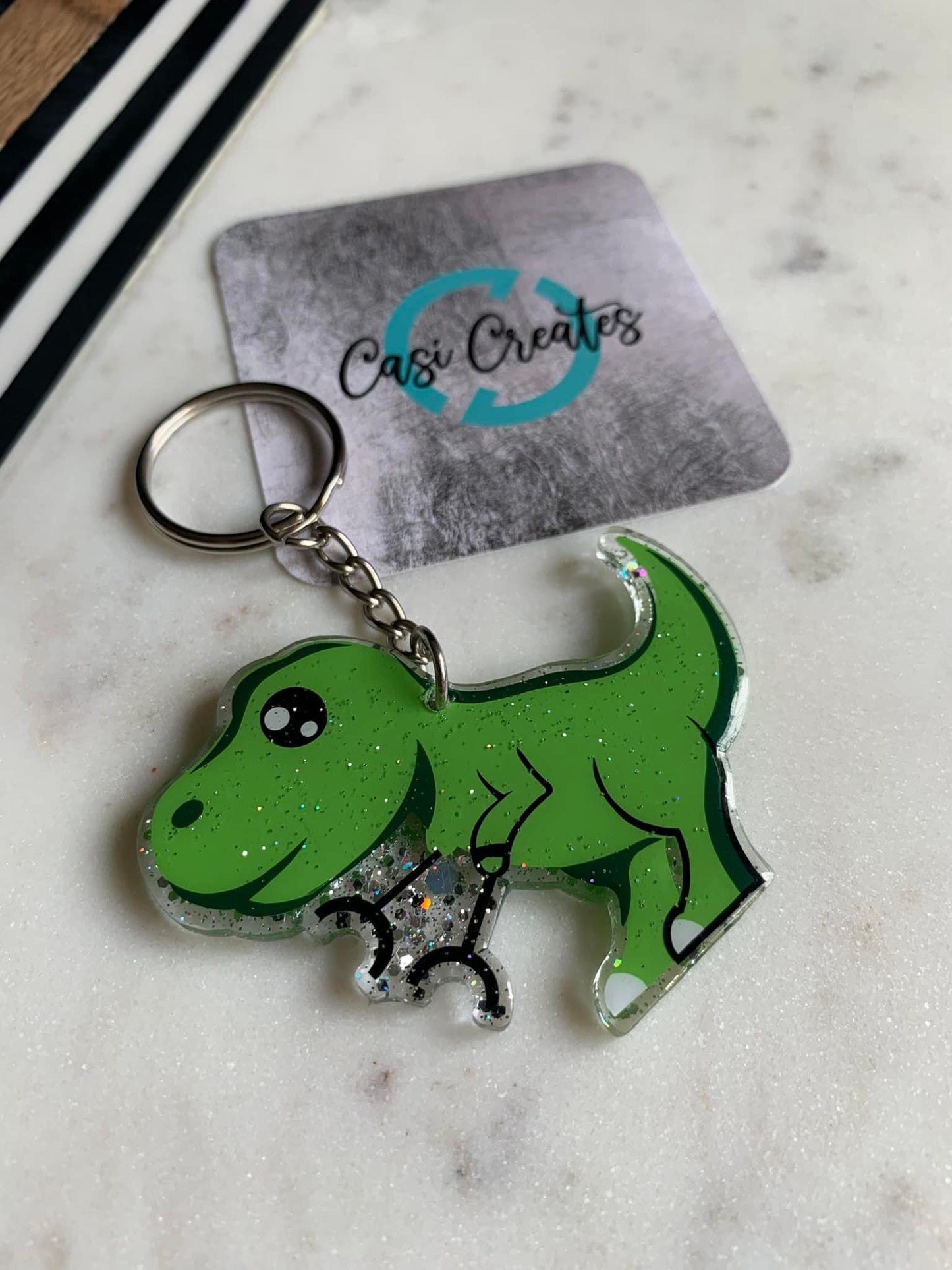 Unstoppable T-Rex Keychain