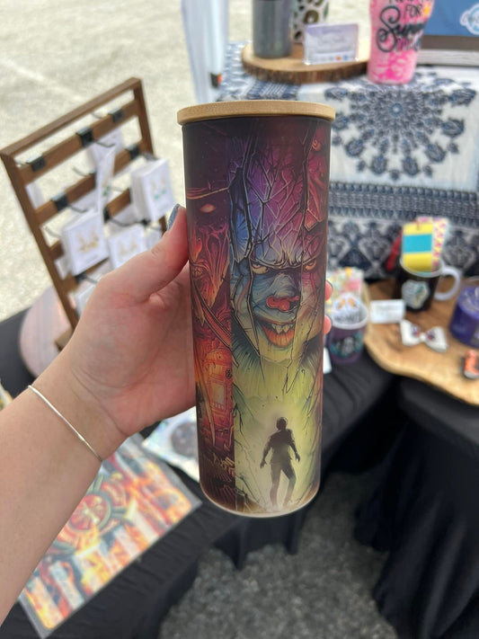 Horror Movie 25 oz Glass Tumbler